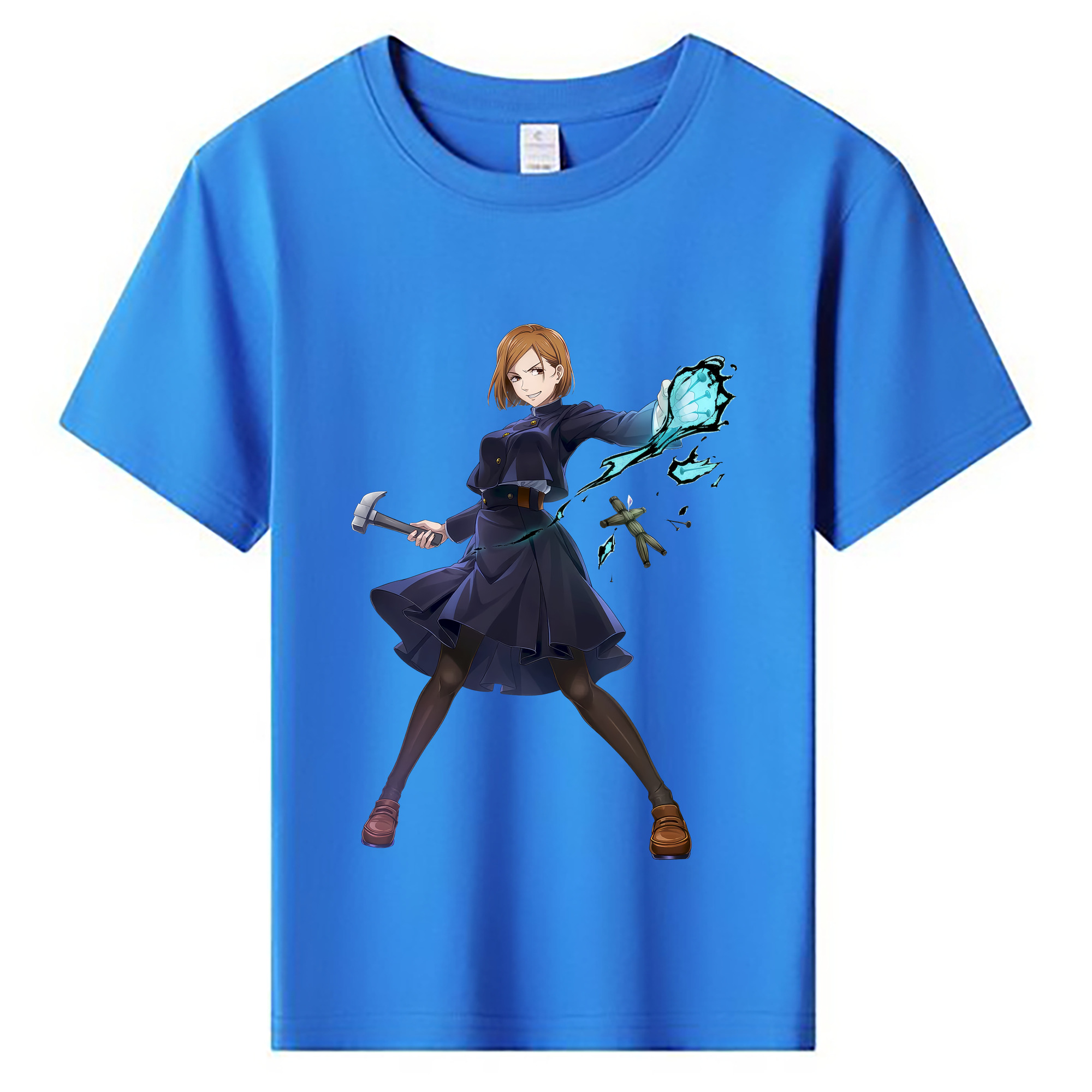 （画像用） 呪術廻戦 Jujutsu Kaisen 綿100％キッズTシャツ（フロントプリント）